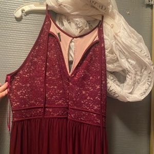 Red Bridesmaid Dress